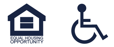 Main Street | Equal Housing Opportunity and Wheelchair Accessible Icons